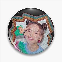 Rio Hanabashi NiziU Retro Color Oil Paint Design Pin