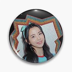 Maya Katsumura NiziU Korean Kpop Retro Color Oil Paint Design Pin
