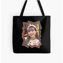 Mayuka Ogou NiziU Korean Kpop Retro Color Oil Paint Design All Over Print Tote Bag