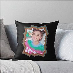 Rio Hanabashi NiziU Korean Kpop Retro Color Oil Paint Design Throw Pillow