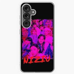 NiziU Kpop Group Members Purple Kpop RGB Color Design Samsung Galaxy Soft Case