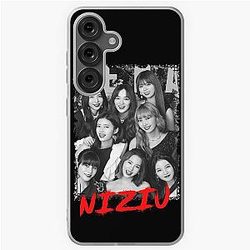 NiziU Kpop Group Members Black and White Kpop RGB Color Design Samsung Galaxy Soft Case