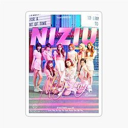 NIZIU Make you happy Poster Sticker