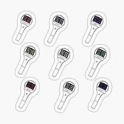 Order medium large SALE Niziu lightstick set Sticker