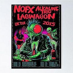 Nofx punk band logo Poster