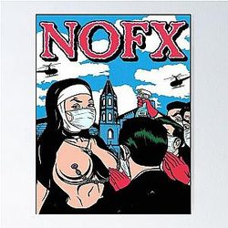 Nofx punk band logo Poster