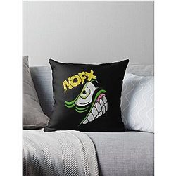 nofx logo essential Throw Pillow
