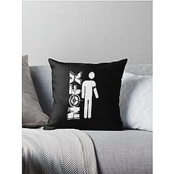 Nofx punk band logo Throw Pillow