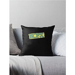Classic Nofx Logo Classic T-Shirt Throw Pillow