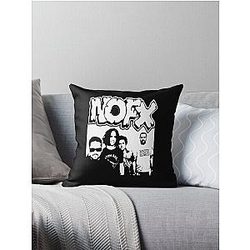 nofx logo essential Throw Pillow