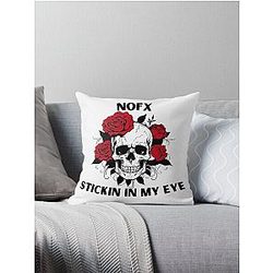 Stikin In My Eye NOFX Throw Pillow