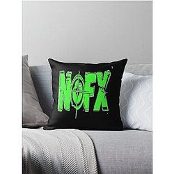 Mens My Favorite Nofx Gifts Music Fan Throw Pillow