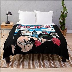 Nofx punk band logo Throw Blanket