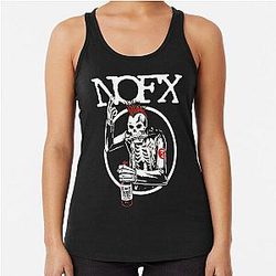 For Mens Womens Muuuaaabok Nofx - Since 1983 Long Halloween Holiday Racerback Tank Top