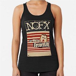 Nofx punk band logo Racerback Tank Top