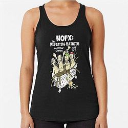 nofx logo essential Racerback Tank Top