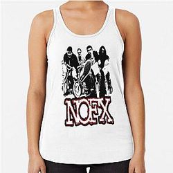 nofx logo essential Racerback Tank Top