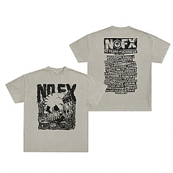 40 Years Skull Tour Graphic Tee LA2206 NOFX T-Shirts