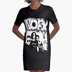 Nofx punk band logo Graphic T-Shirt Dress