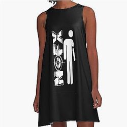 Nofx punk band logo A-Line Dress