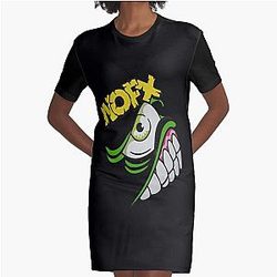 Nofx punk band logo Graphic T-Shirt Dress