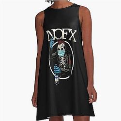 nofx logo essential A-Line Dress