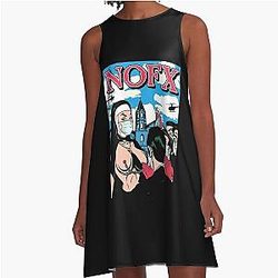 nofx logo essential A-Line Dress