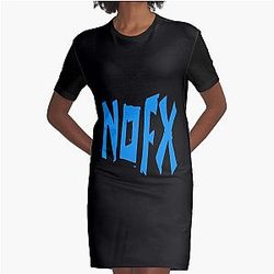 Beautiful Model Nofx Gifts Movie Fans Graphic T-Shirt Dress