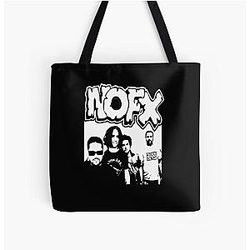 Nofx punk band logo All Over Print Tote Bag