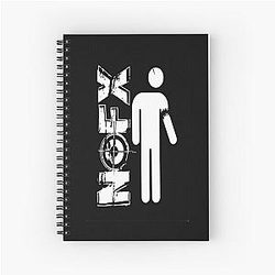 Nofx punk band logo Spiral Notebook