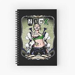 nofx logo essential Spiral Notebook
