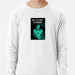 No I'm not a Human's robot must prove it is not a human No I'm Not A Human Sweatshirts