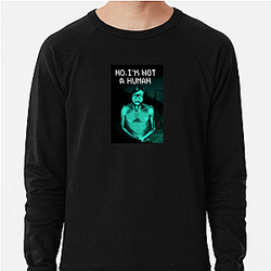 No I'm not a Human's robot must prove it is not a human No I'm Not A Human Sweatshirts