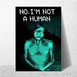 No I'm not a Human's robot must prove it is not a human No I'm Not A Human Posters