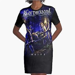 Noita Korpiklaani Grafische T-Shirt Kleid
