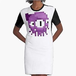Noita Bat Graphic T-Shirt Kleid