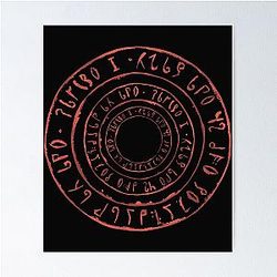Noita Poster de círculos Rune