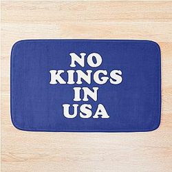 No Kings in the USA 3 Bath Mat