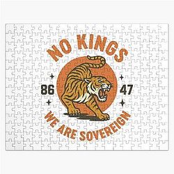 No Kings March 2026  We Are Sovereign: A Feminist  Anti Trump Jigsaw Puzzle