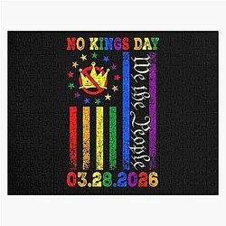 No Kings in America March 2026 No Kings Day Jigsaw Puzzle
