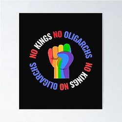 No Kings No Oligarchs Poster