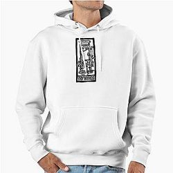 No Block Print Hoodie Pullover