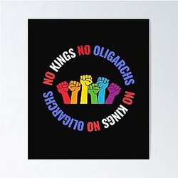 No Kings No Oligarchs Poster