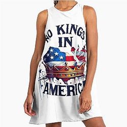 No Kings in America A Line Dress
