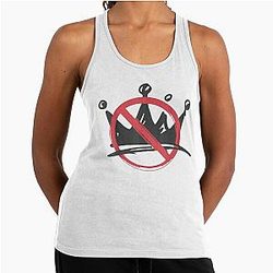 No Kings in America Racerback Tank Top