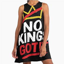 No Kings Got A-Line Dress
