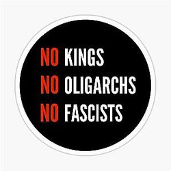 No Oligarchs Fascists Sticker
