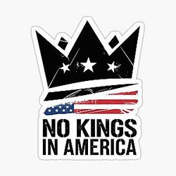 No kings in America Sticker