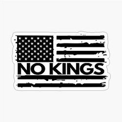No Kings Sticker