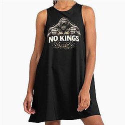 No Kings Gorilla Ripping Crown 1776 Dress
